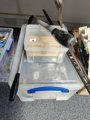 Lot 49 - Tubs Of Misc Tools