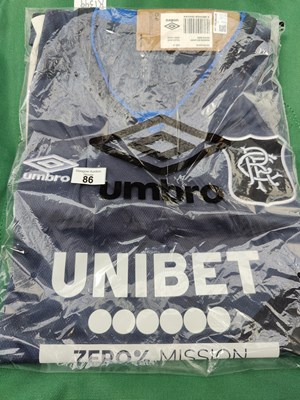 Lot 86 - Rangers 3rd Kit Top Size XL