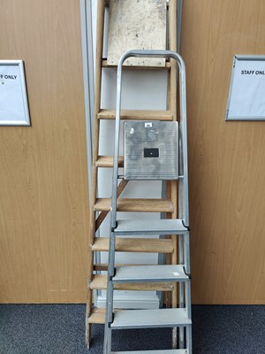 Lot 185 - Pair of ladders