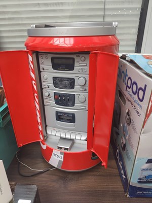 Lot 176 - Coca Cola Radio/Cassette & CD Player