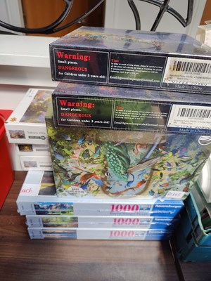 Lot 15 - Qty of sealed jigsaw Puzzles