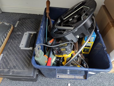 Lot 42 - Box of Misc Tools & Equipment