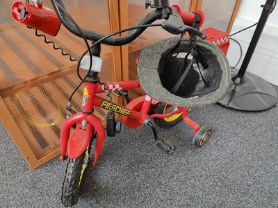 Lot 217 - Apollo Firechief Kids Bike & Helmet