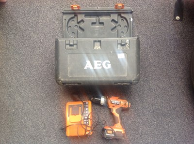 Lot 9 - AEG drill and charger
