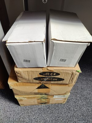 Lot 44 - Qty of shop supplies including sanitiser, counter bags and till rolls