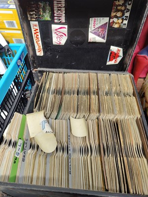 Lot 26 - Black box containing vinyl records