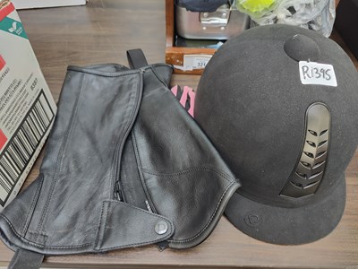 Lot 135 - Child's Riding Helmet & Accessories