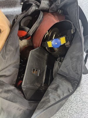 Lot 278 - Bag containing welding masks and accessories