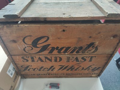 Lot 268 - Grants wooden crate