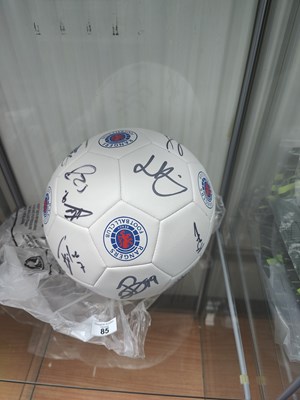 Lot 85 - Rangers fc signed football 2019/20 season