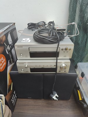 Lot 27 - Denon HiFi System including speakers