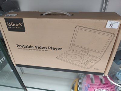 Lot 72 - ie Geek Portable Video Player