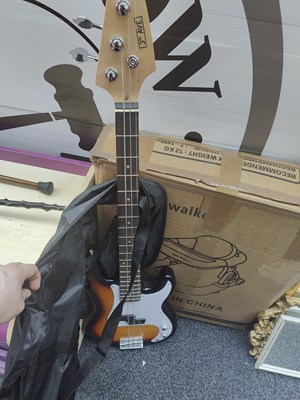 Lot 105 - One 3rd Avenue Bass Gutiar W/Bag
