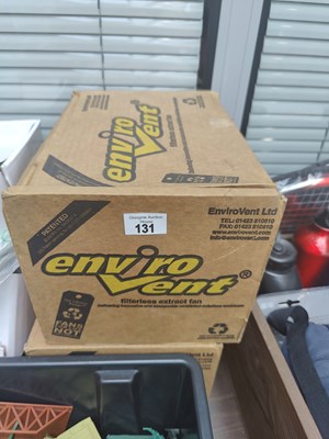 Lot 131 - Two Boxes Filterless Extract Fan