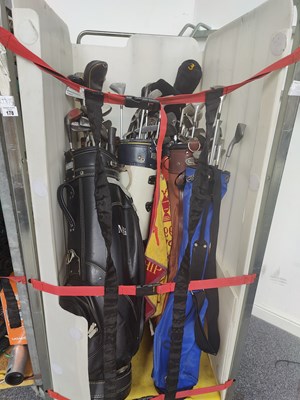 Lot 178 - Cage of golf Bag & Clubs