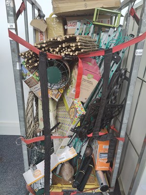 Lot 177 - Cage of Garden Items