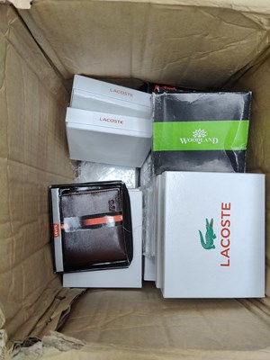 Lot 63 - Box containing large qty of wallets