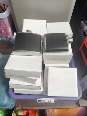 Lot 15 - Job Lot of Hip Flasks
