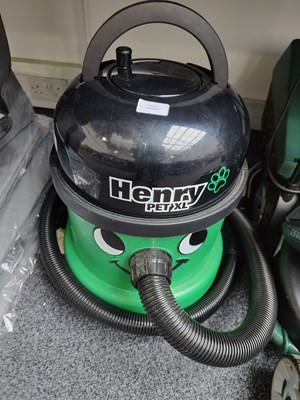 Lot 53 - Henry green pet XL vacuum tested working