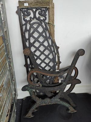 Lot 245 - Dismantled garden bench