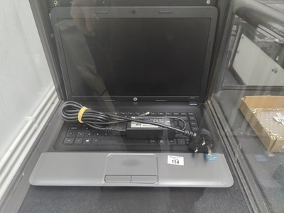 Lot 114 - Hp 250 laptop with charger fully reset with windows