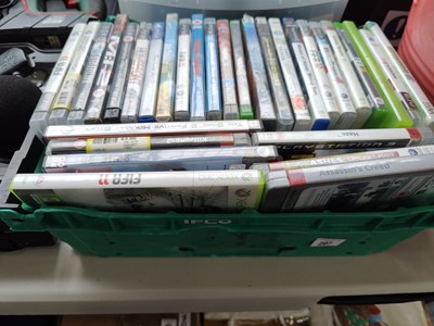 Lot 297 - Box of assorted games