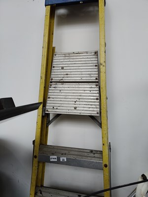 Lot 248 - Yellow work ladder