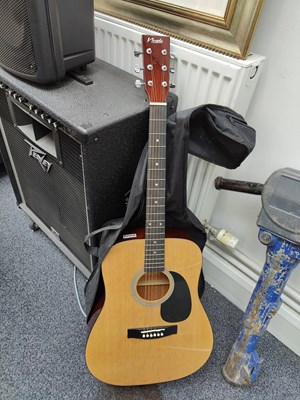 Lot 145 - Nevada acoustic guitar with carry case