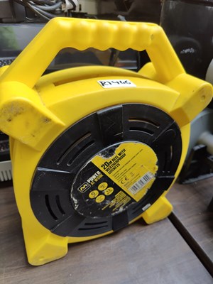 Lot 55 - Masterplug 20m reel with weatherproof sockets