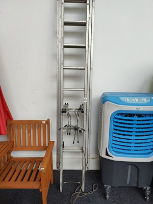 Lot 236 - Multi stage ladder with ladder brackets