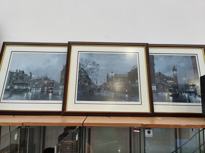 Lot 86 - 3 framed Glasgow pictures
