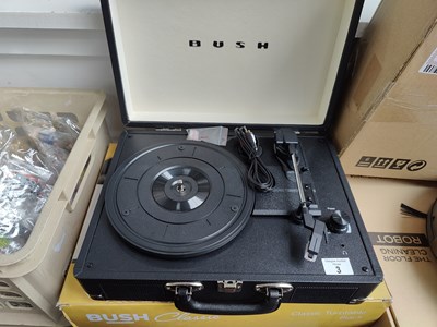 Lot 3 - Bush Classic Turntable Black
