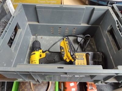 Lot 5 - Dewalt drill and charger tested working
