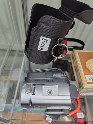 Lot 96 - Sony Handycam Hybrid Mega Pixel DCR-SR55 with Case