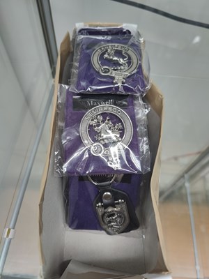 Lot 91 - 20 Silver Finish Clan Badges