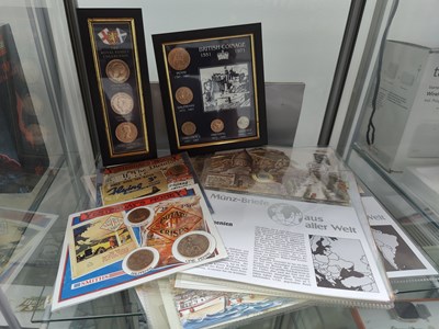 Lot 100 - Collection of Stamps & Coins