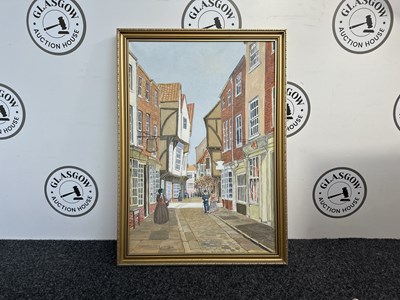 Lot 138 - A Village Scene Painting Framed