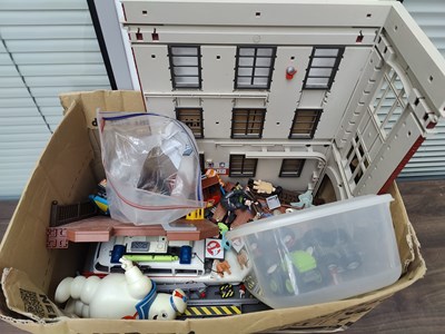 Lot 143 - Box of Playmobile Ghostbusters Edition