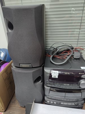 Lot 175 - Kenwood HiFi system with 2 speakers