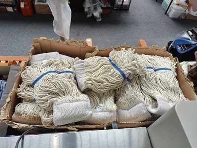Lot 233 - Large box of mop heads