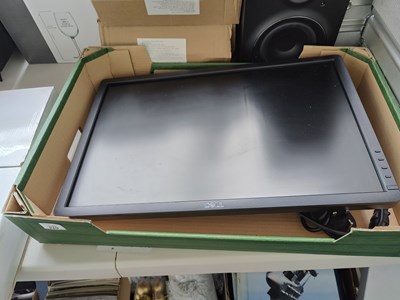 Lot 320 - Dell monitor with mounting bracket