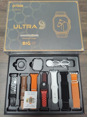 Lot 69 - 4 boxes of ultra 9 smart watch kits Inc accessories