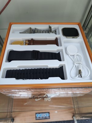 Lot 88 - 3 sets of H10 Ultra max watch kits Inc accessories