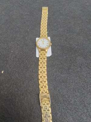 Lot 143 - Ladies rotary gold coloured watch