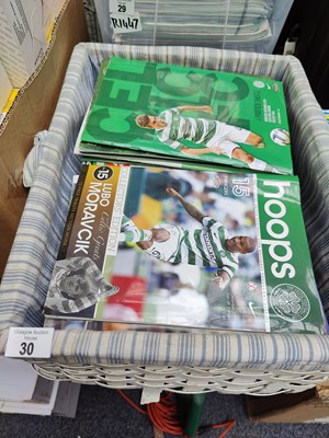 Lot 30 - Box of Celtic programs