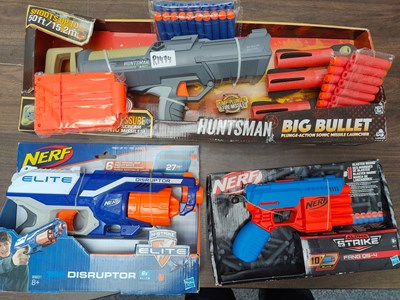 Lot 46 - Three Nerf Guns with Ammo