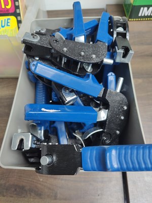 Lot 9 - Box of wall fixing tools