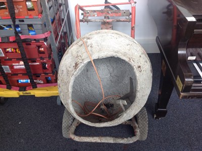 Lot 218 - Electric Cement Mixer with Stand