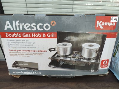 Lot 11 - Alfresco double gas hob and grill