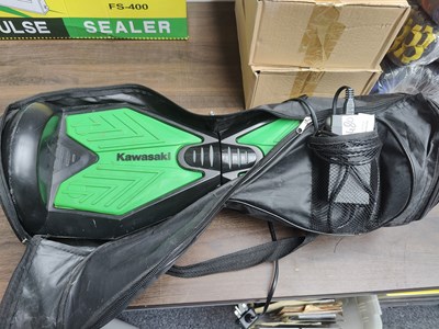 Lot 56 - Kawasaki segway with charger in bag tested working